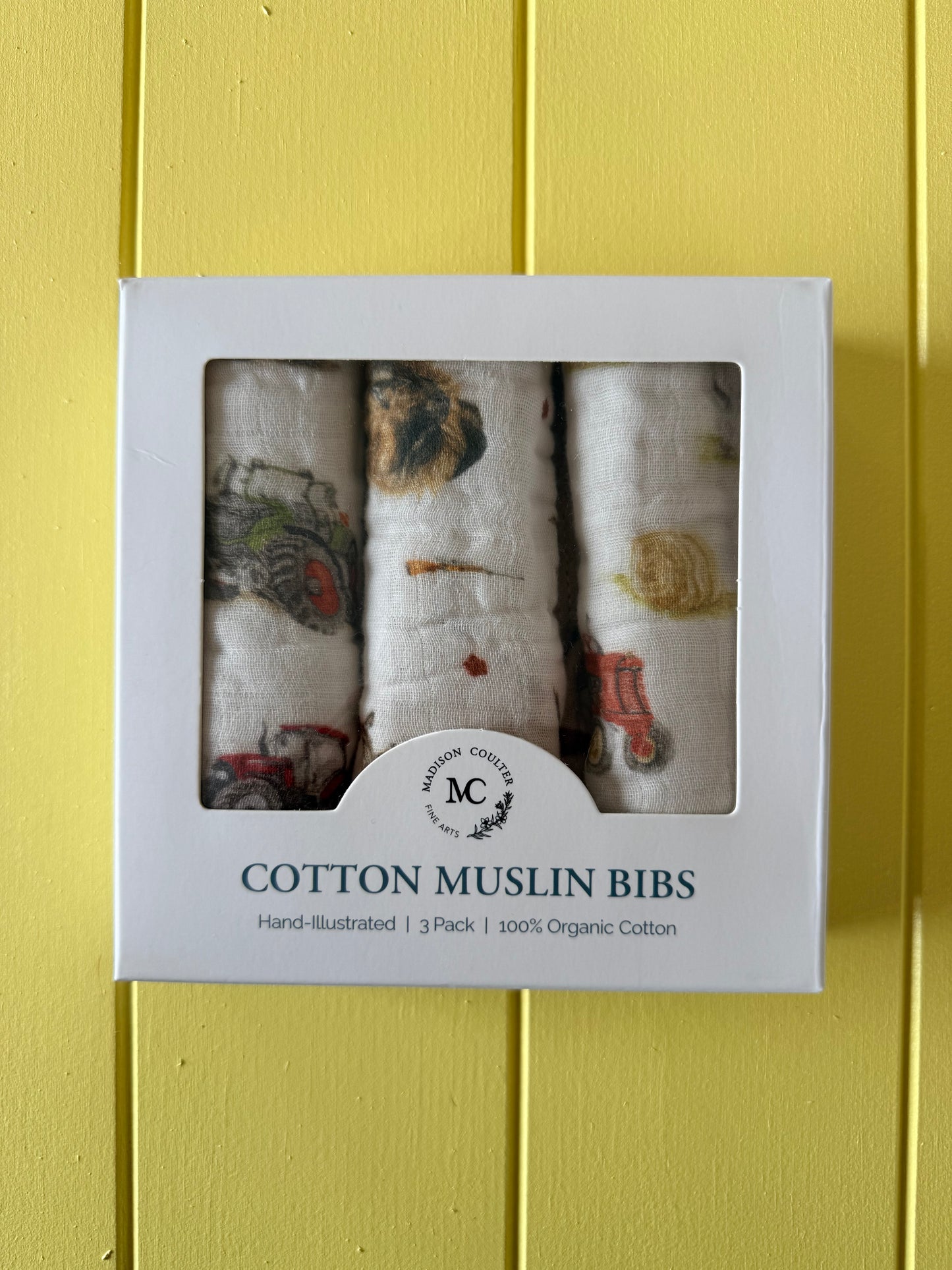 Cotton Muslin Baby Bib Set