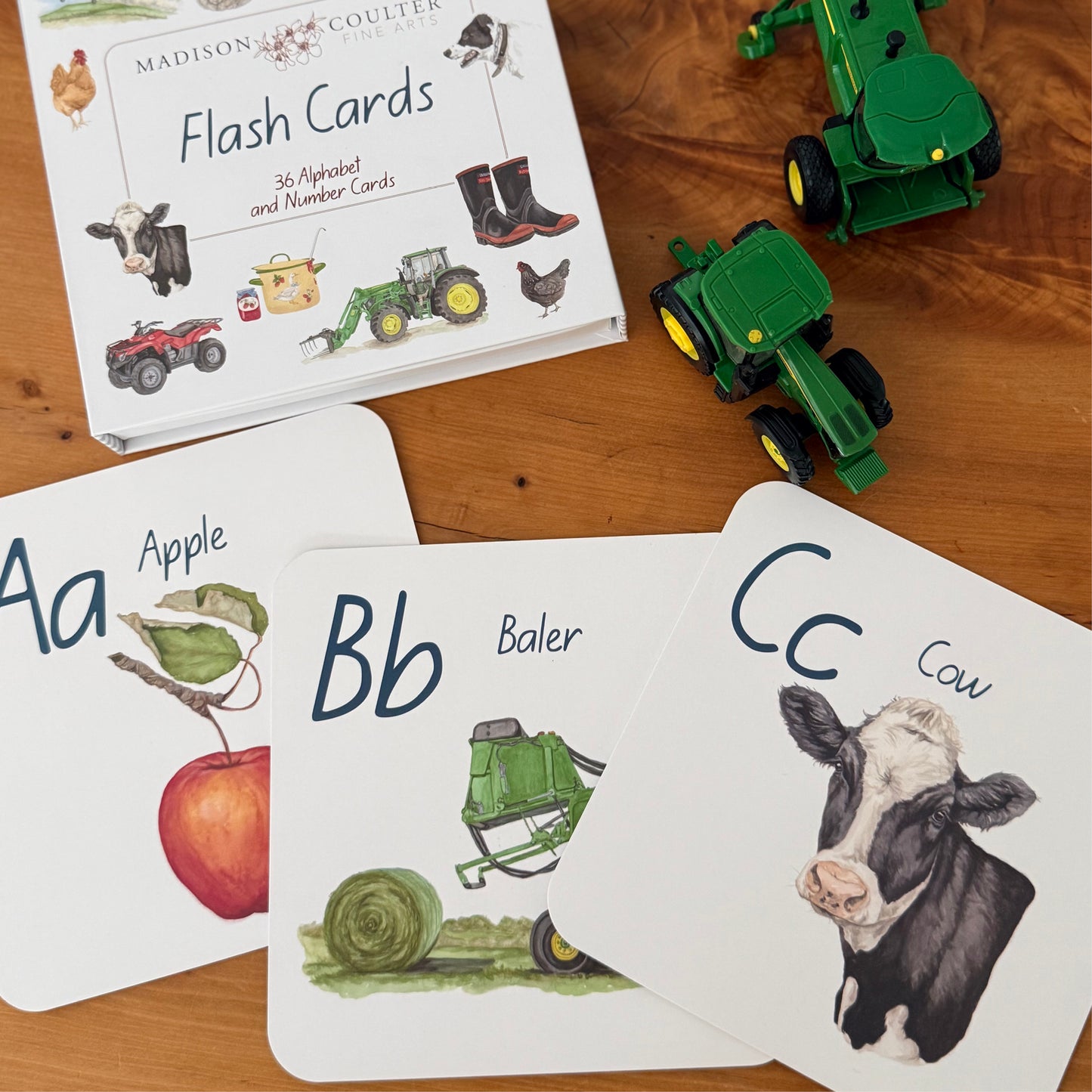 Farm Life ABC,123 Flash Cards