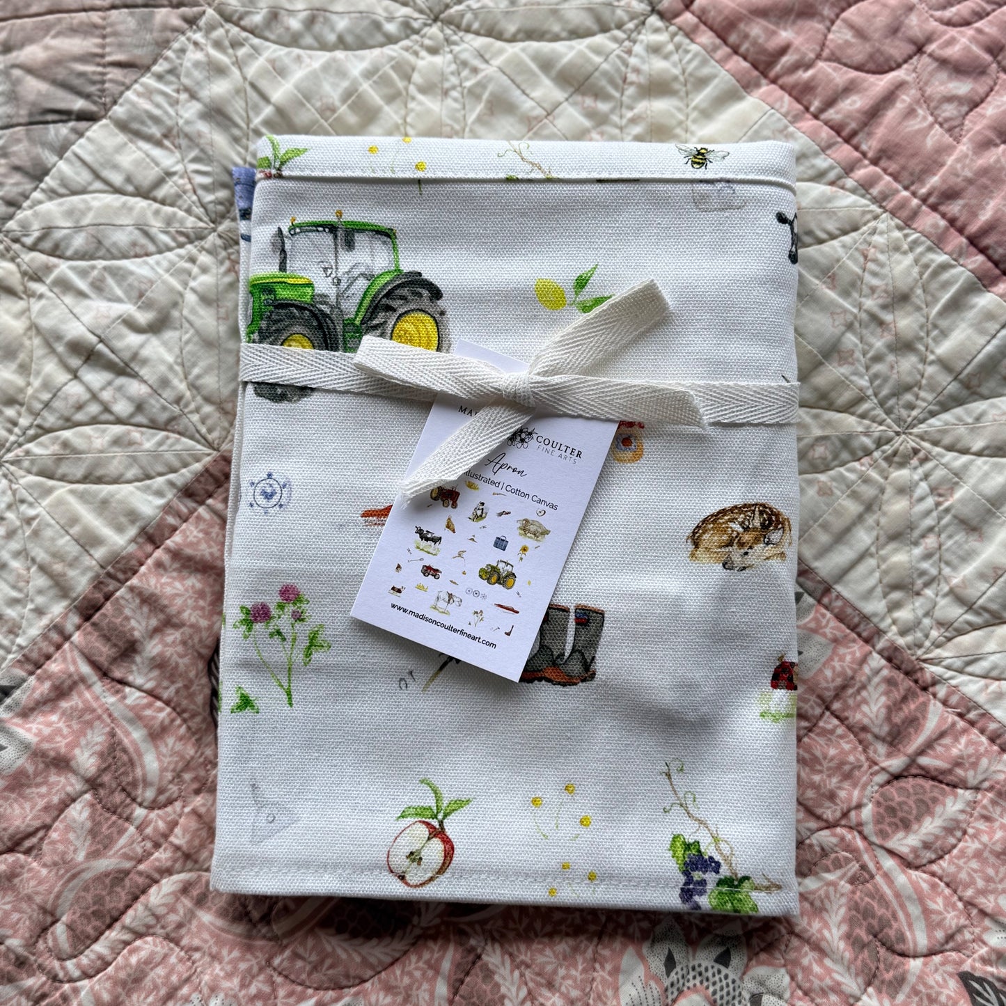 Farm life Collection- Cotton Canvas Apron