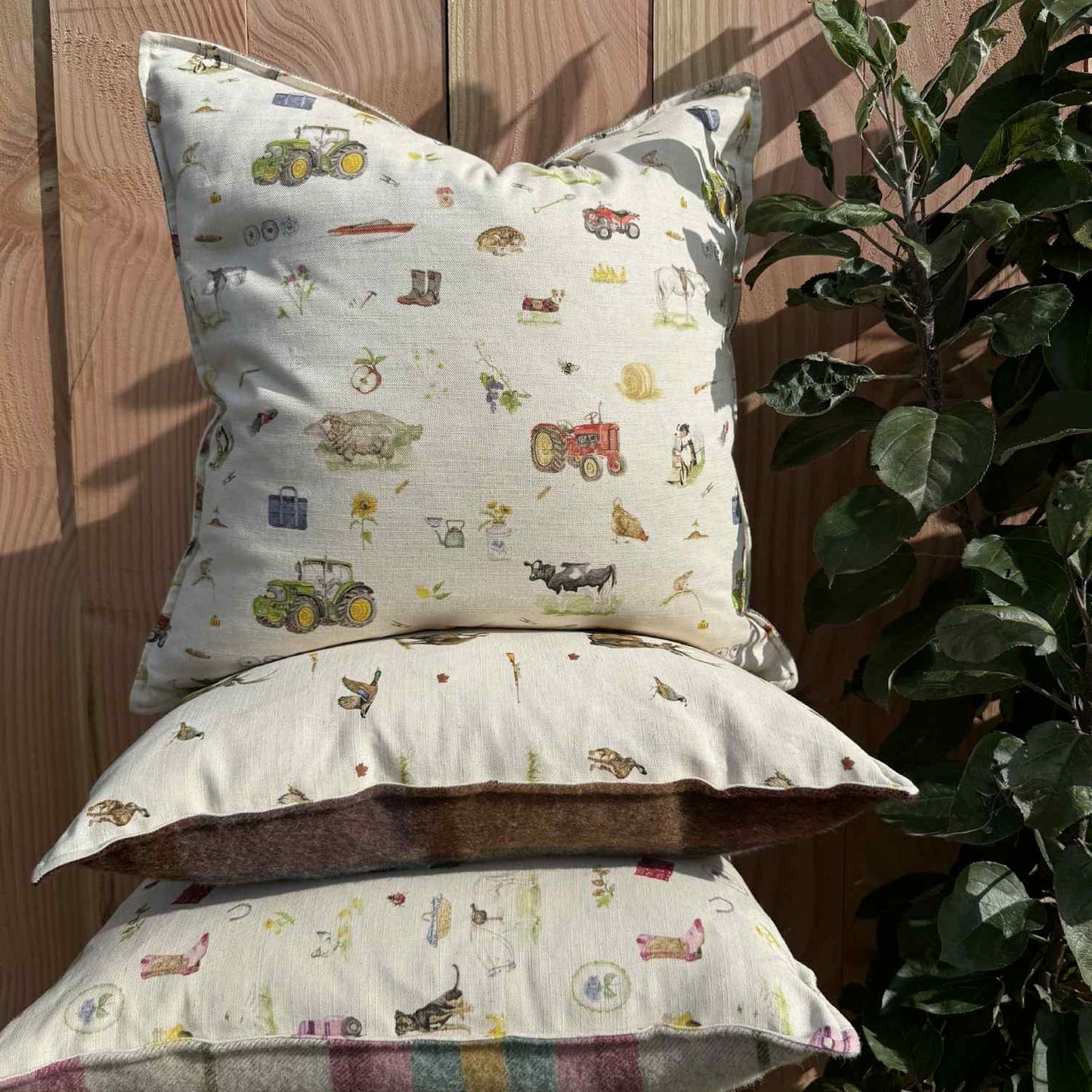 Farming Collection Linen/Wool Cushion Cover