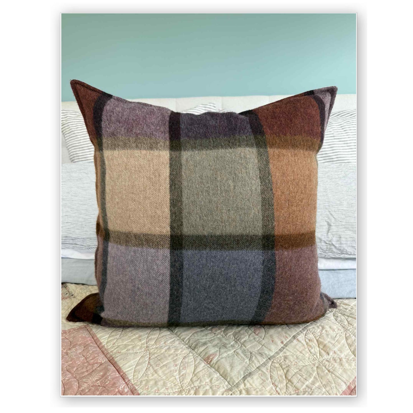 Hunter's Collection Linen/Wool Cushion Cover