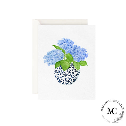 Greeting Card- Hydrangea