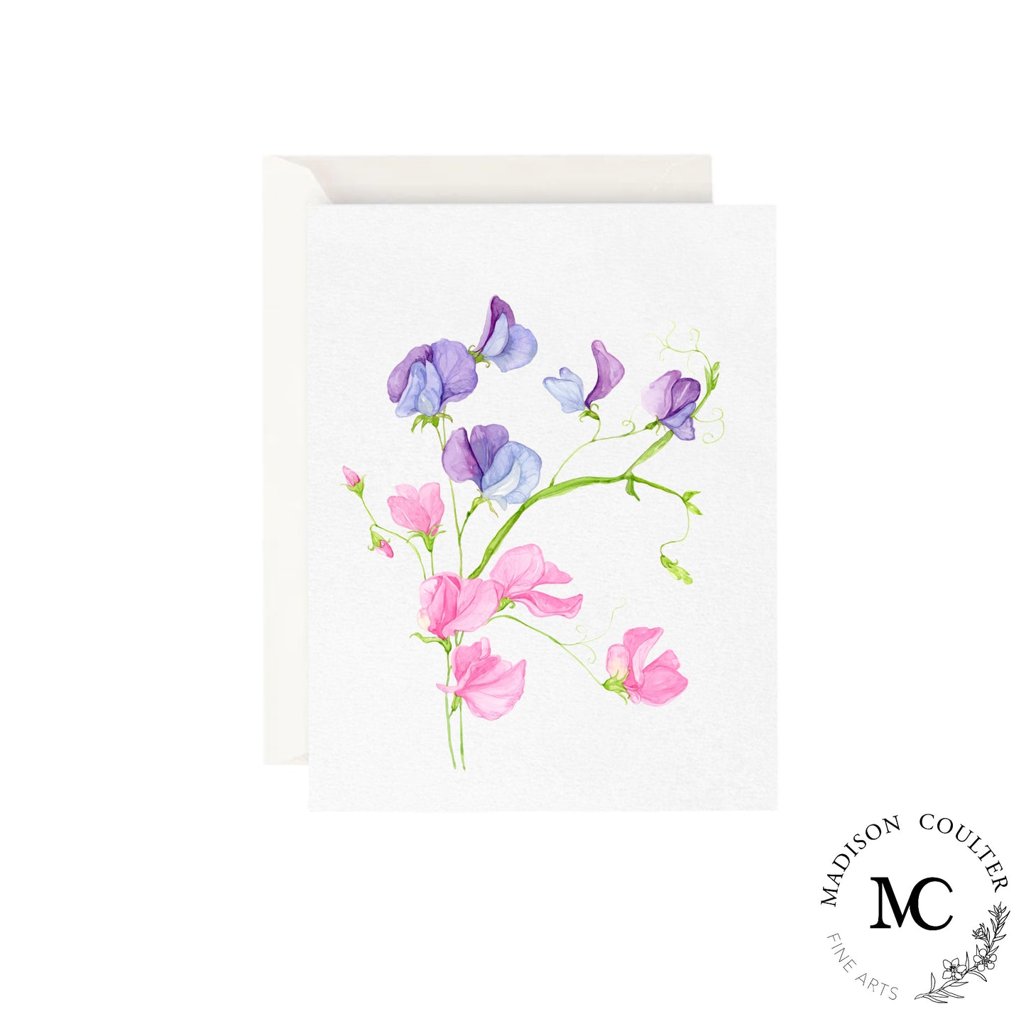 Greeting Card- Sweet Pea