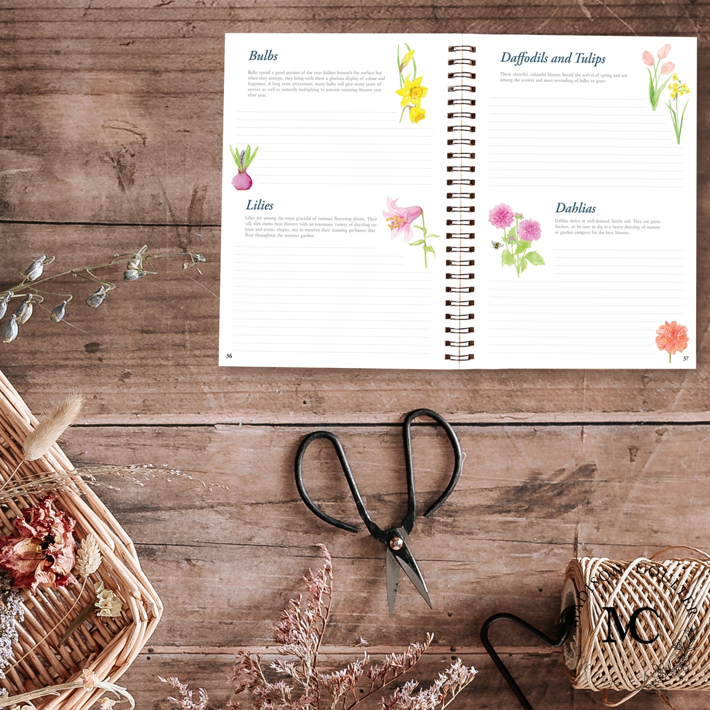 A Gardener's Journal- 10 year record book & journal