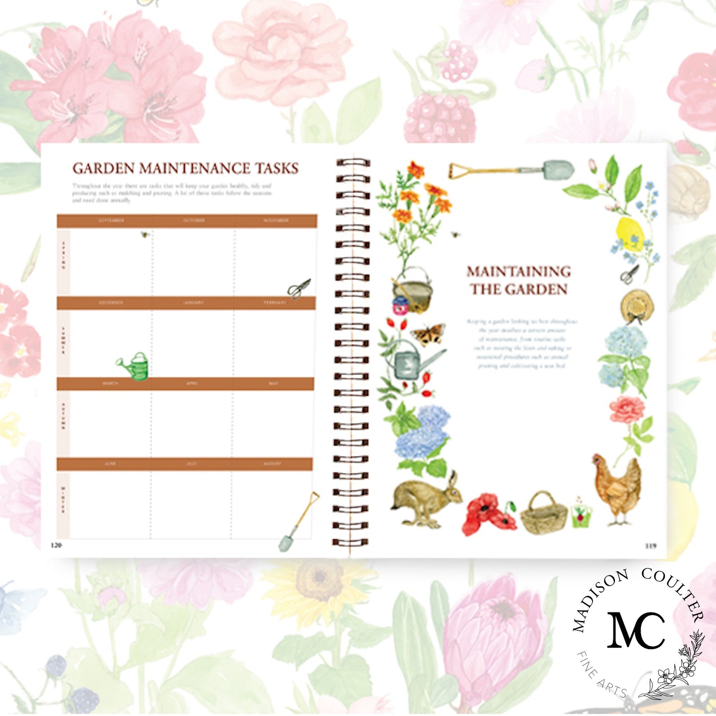 A Gardener's Journal- 10 year record book & journal