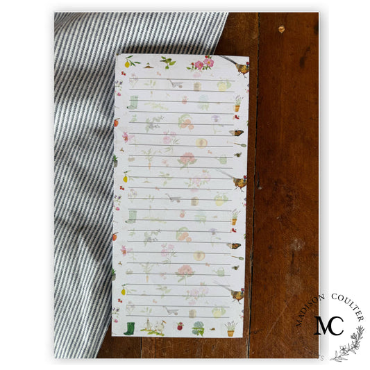 Notepad- Magnetic Back