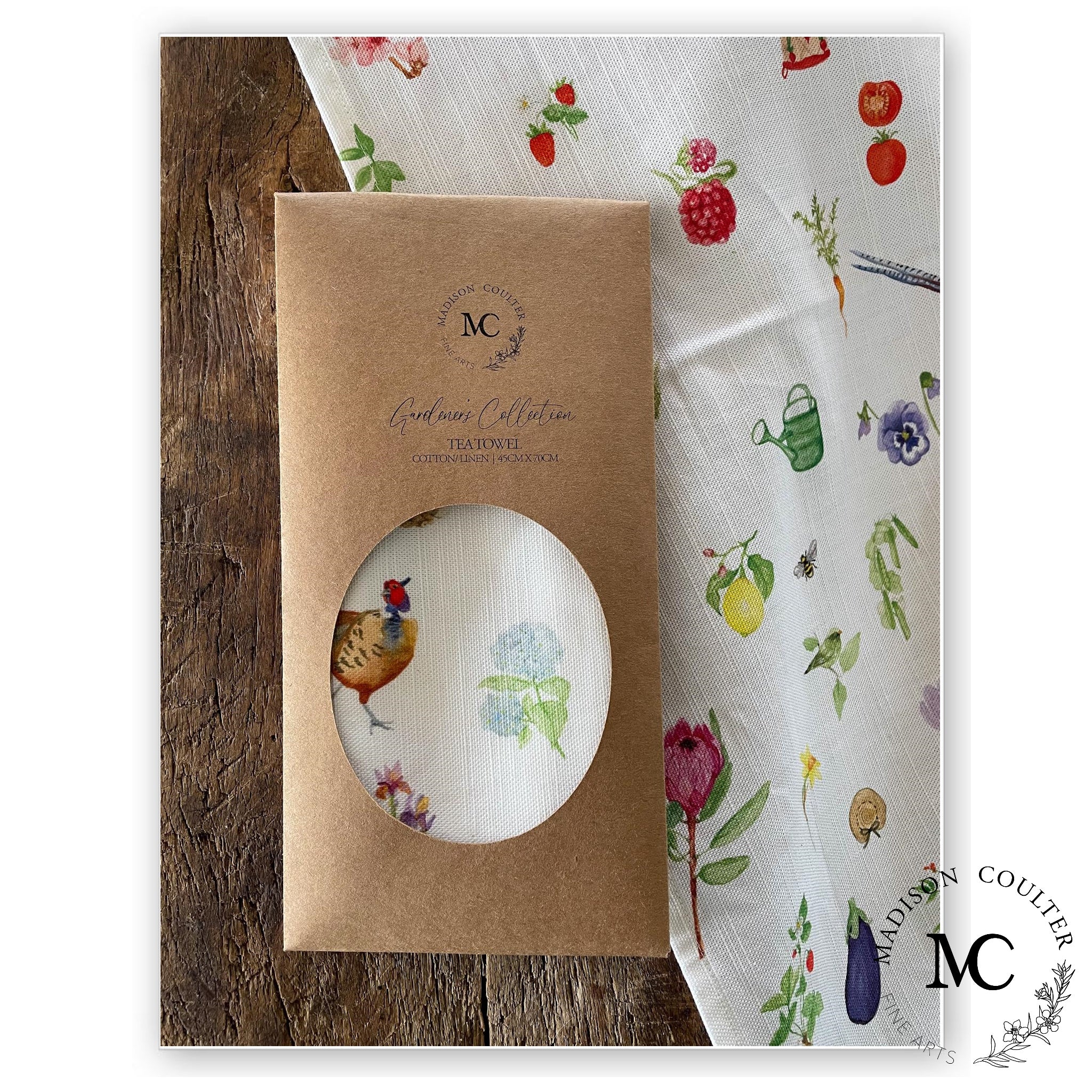 Gardener's Collection Linen Cotton Tea Towel – Madison Coulter Fine Arts