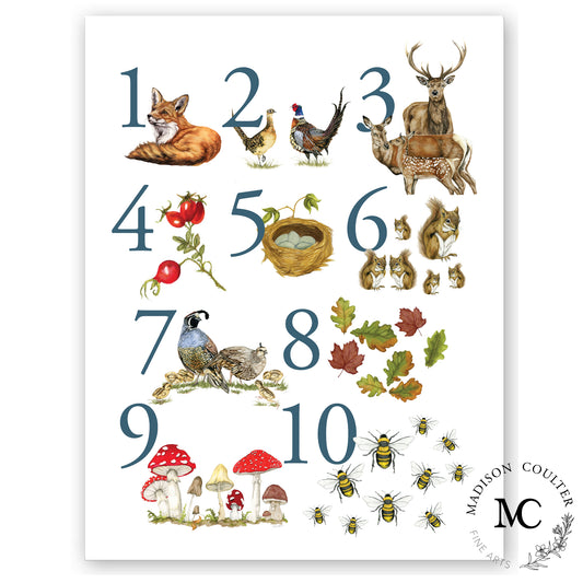 Woodland 1-10  Print