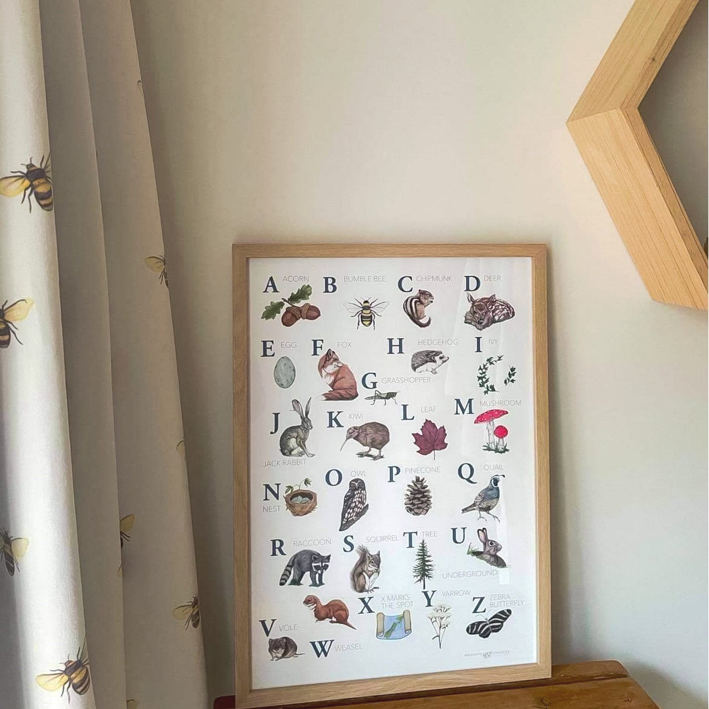 Woodland ABC Print