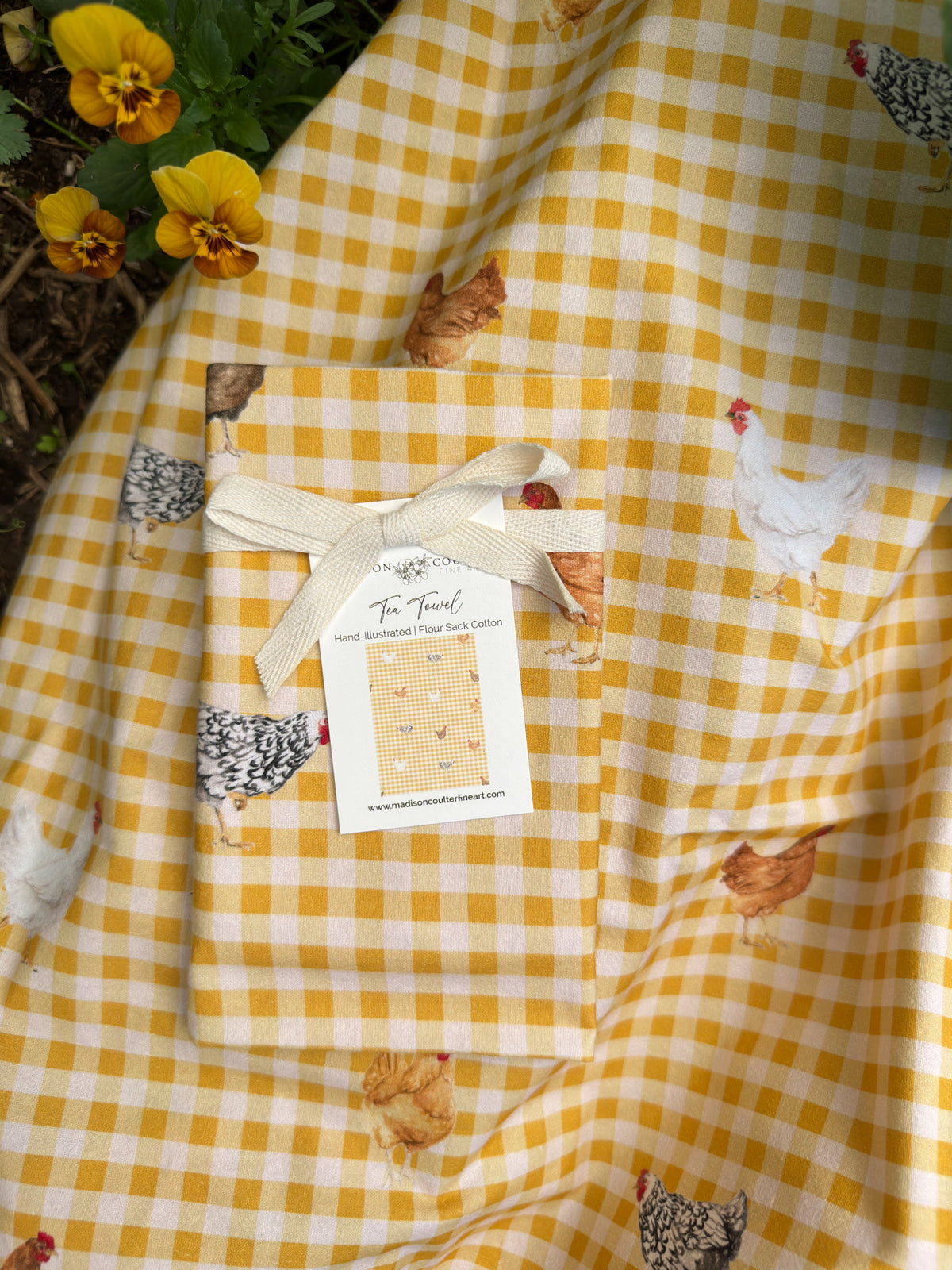 Chicken Collection - Flour Sack Cotton Tea Towel