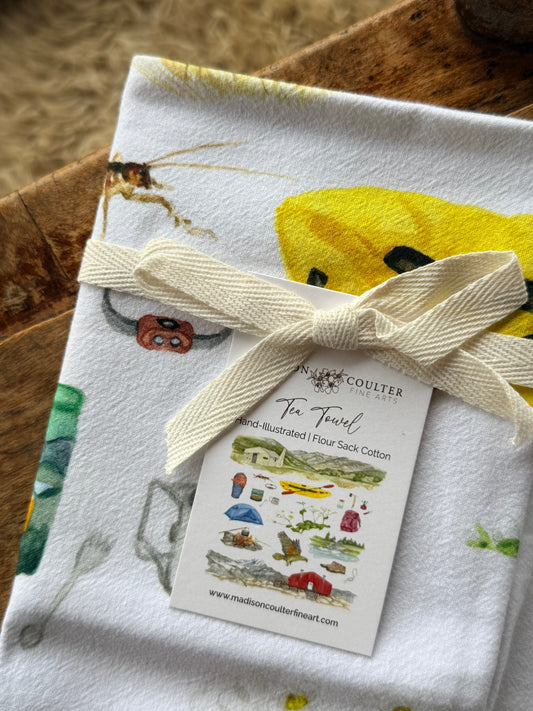 Wilderness Collection - Flour Sack Cotton Tea Towel