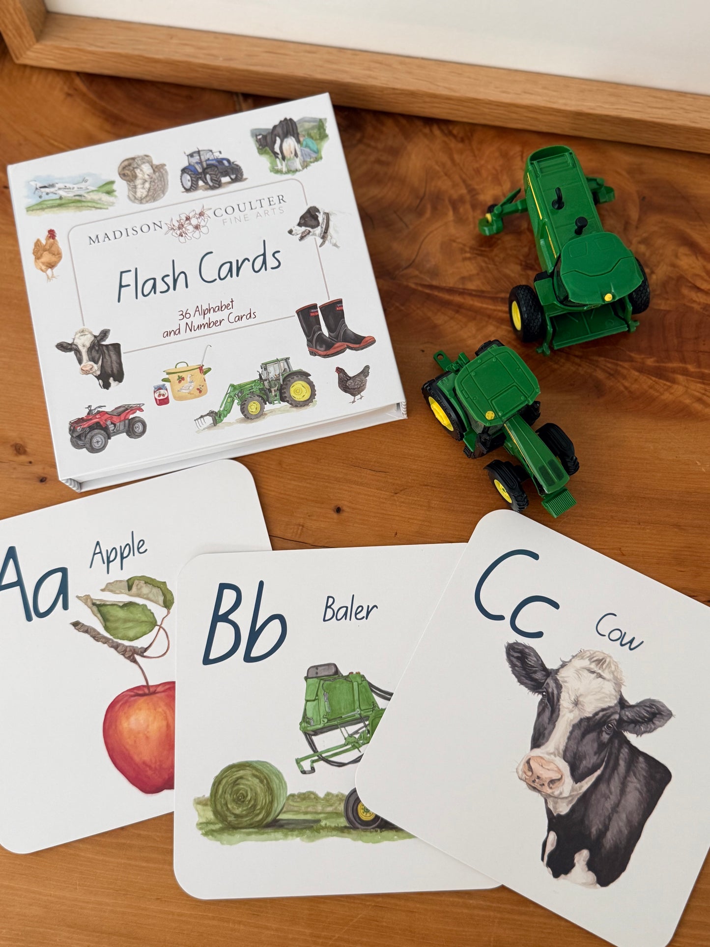 Farm Life ABC,123 Flash Cards
