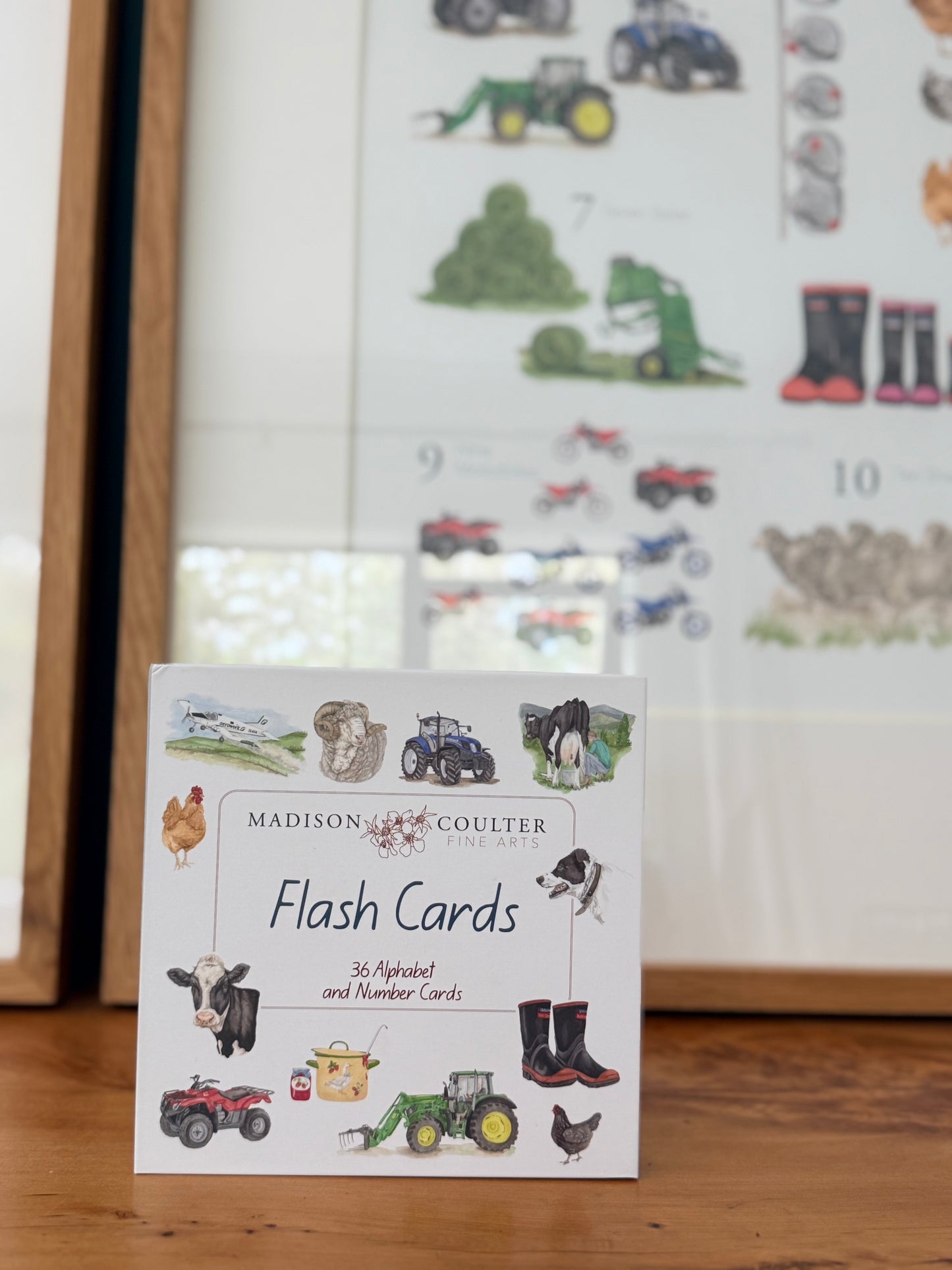 Farm Life ABC,123 Flash Cards