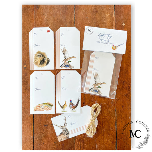 Hunter's Collection Gift Tags- pack of 10