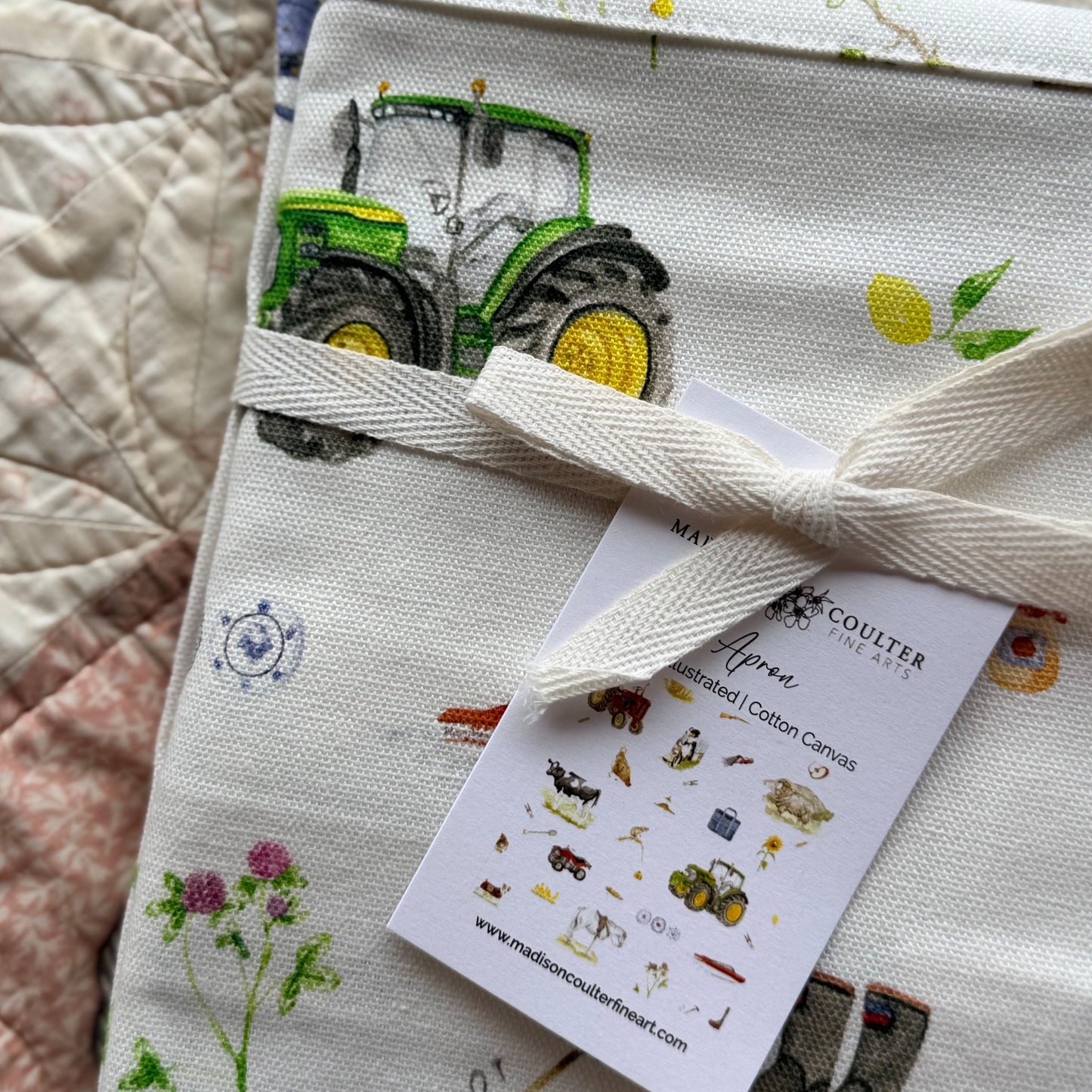 Farm life Collection- Cotton Canvas Apron