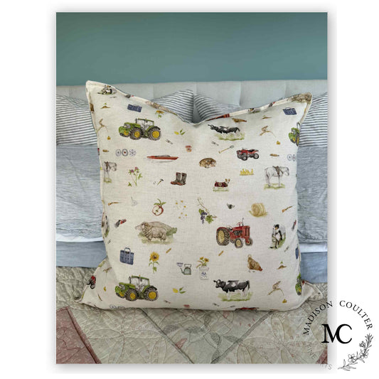 Farming Collection Linen/Wool Cushion