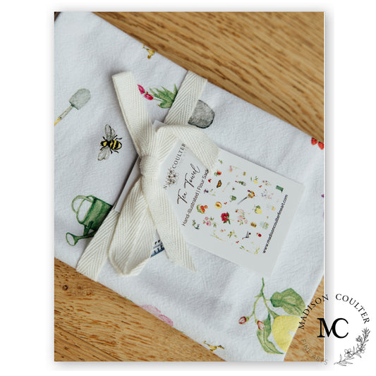 Gardener's Collection - Flour Sack Cotton Tea Towel