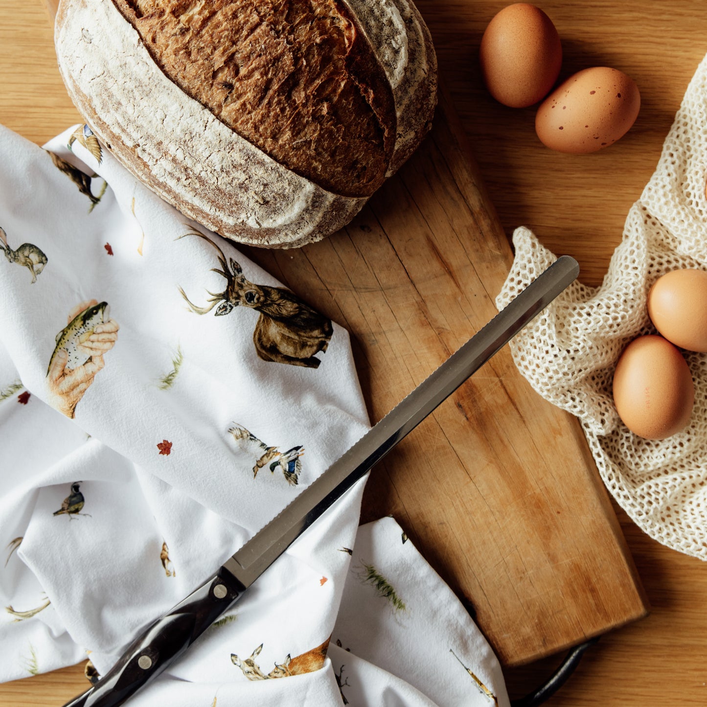 Hunter's Collection - Flour Sack Cotton Tea Towel