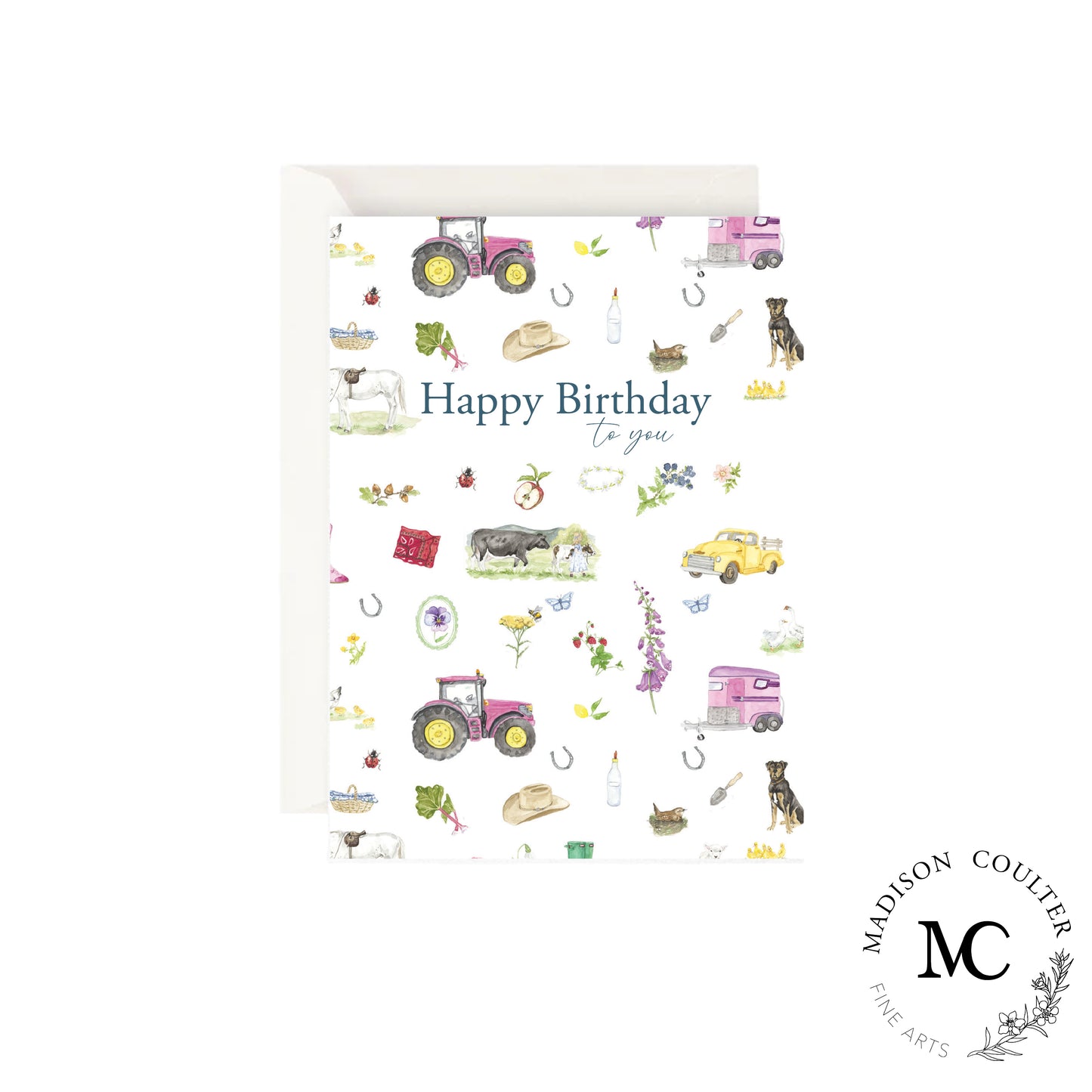 Tarjeta de felicitación- Par Mallard
