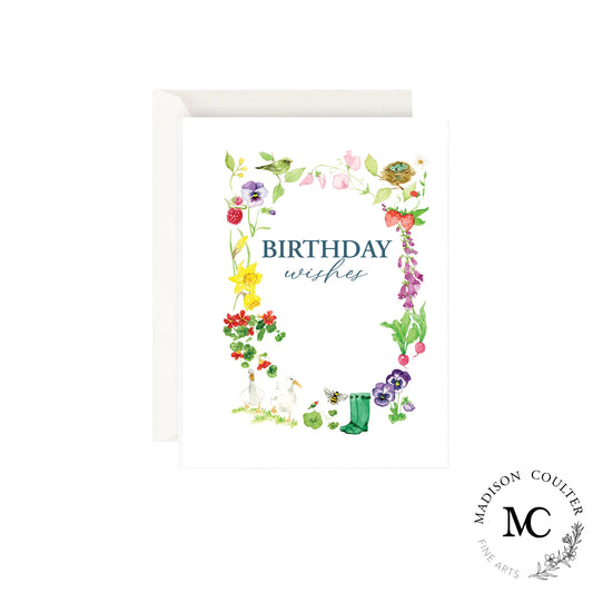 Greeting Card- Birthday Wishes