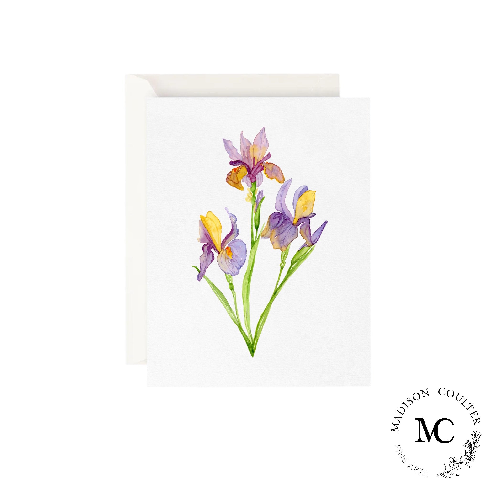 Greeting Card- Iris – Madison Coulter Fine Arts