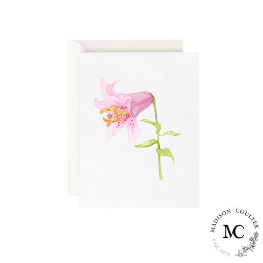 Greeting Card- Lily