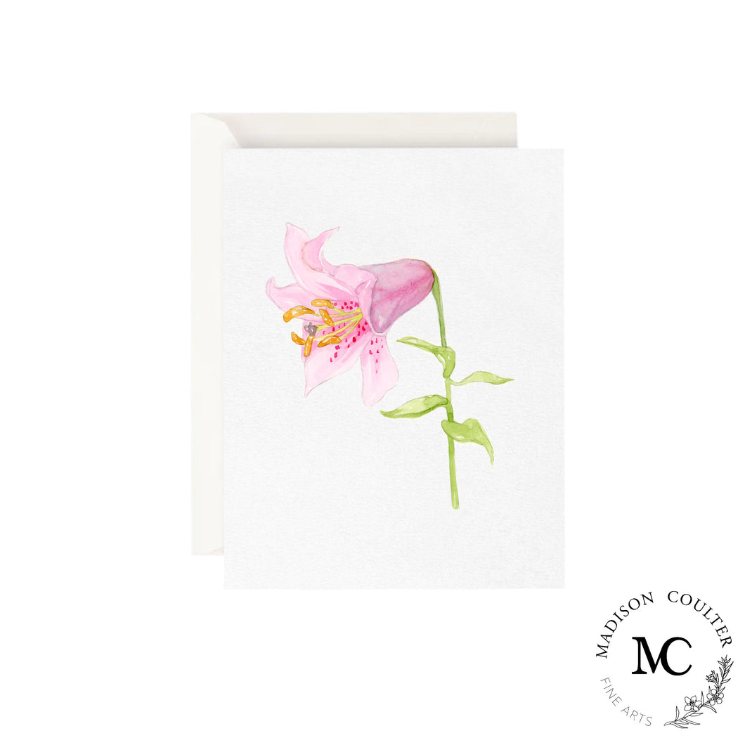 Greeting Card- Lily
