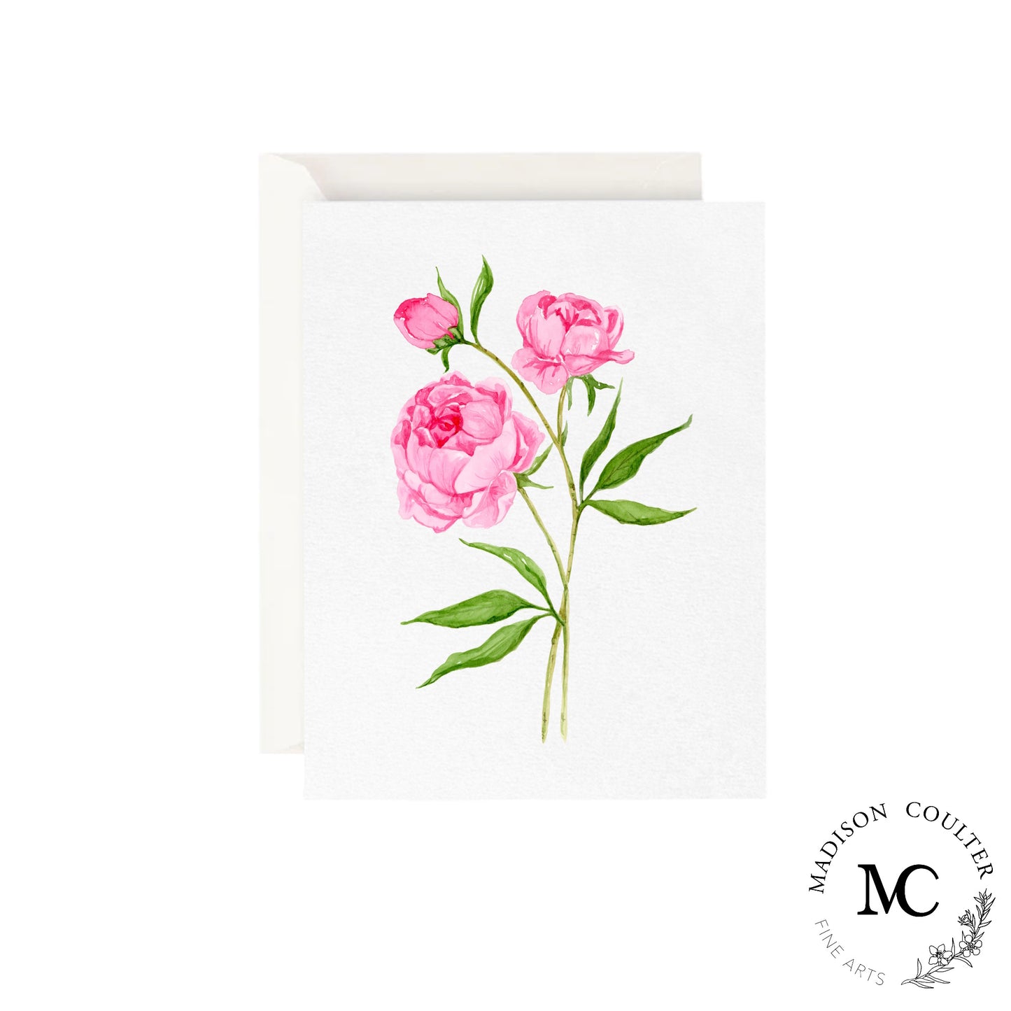 Tarjeta de felicitación- Peony Rose