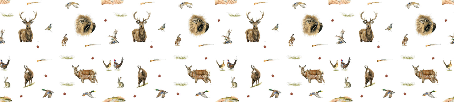 Hunter's Collection Pattern Cotton Linen Fabric