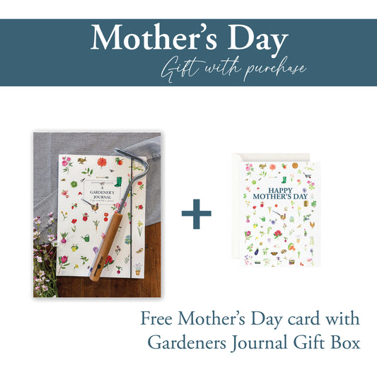 Gardeners Journal Gift Box + FREE Mother's Day card
