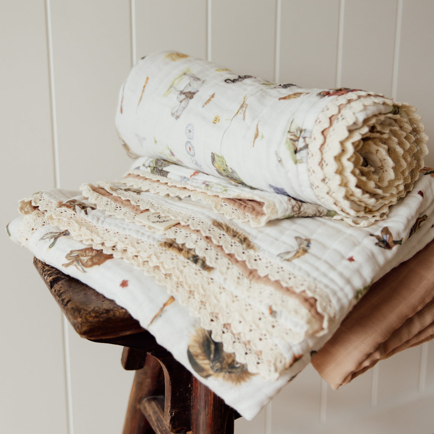 Cotton Muslin Quilt- Cowboy Boots