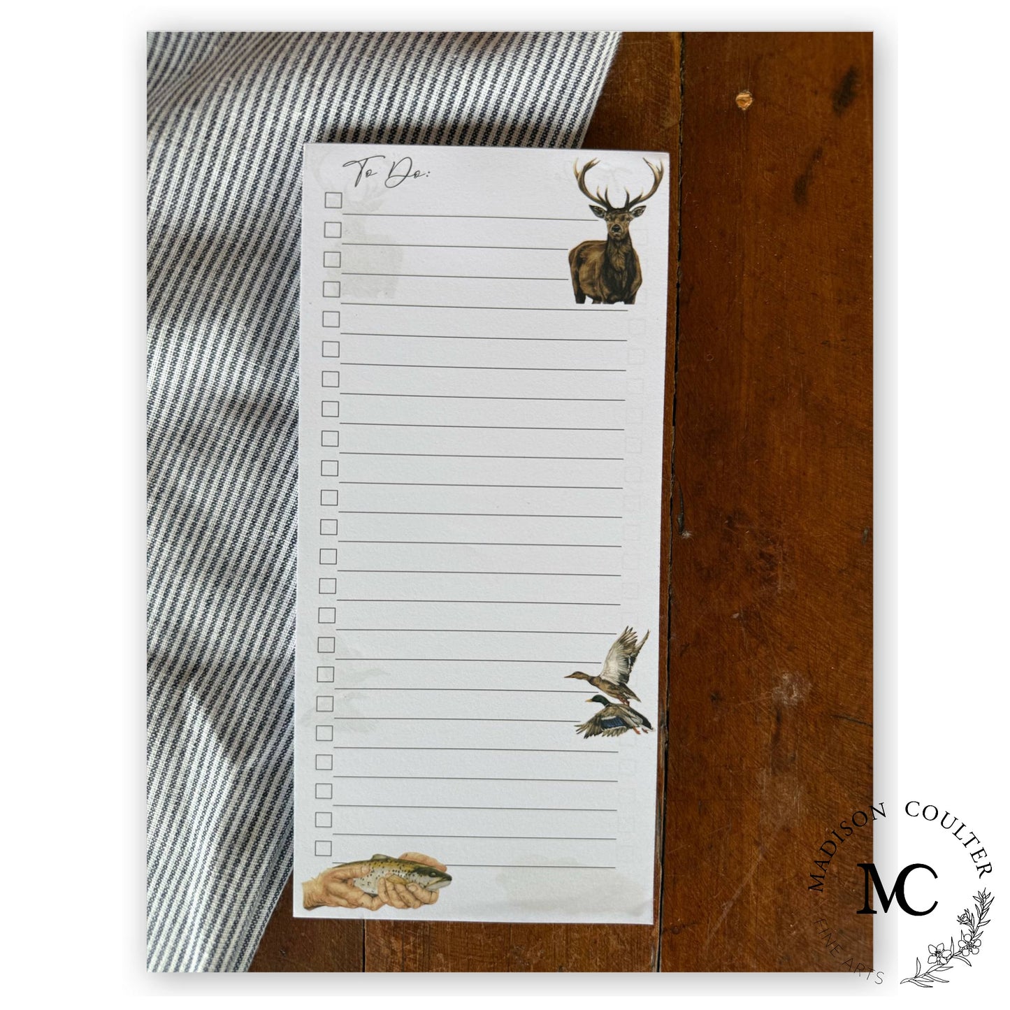 Notepad- Magnetic Back