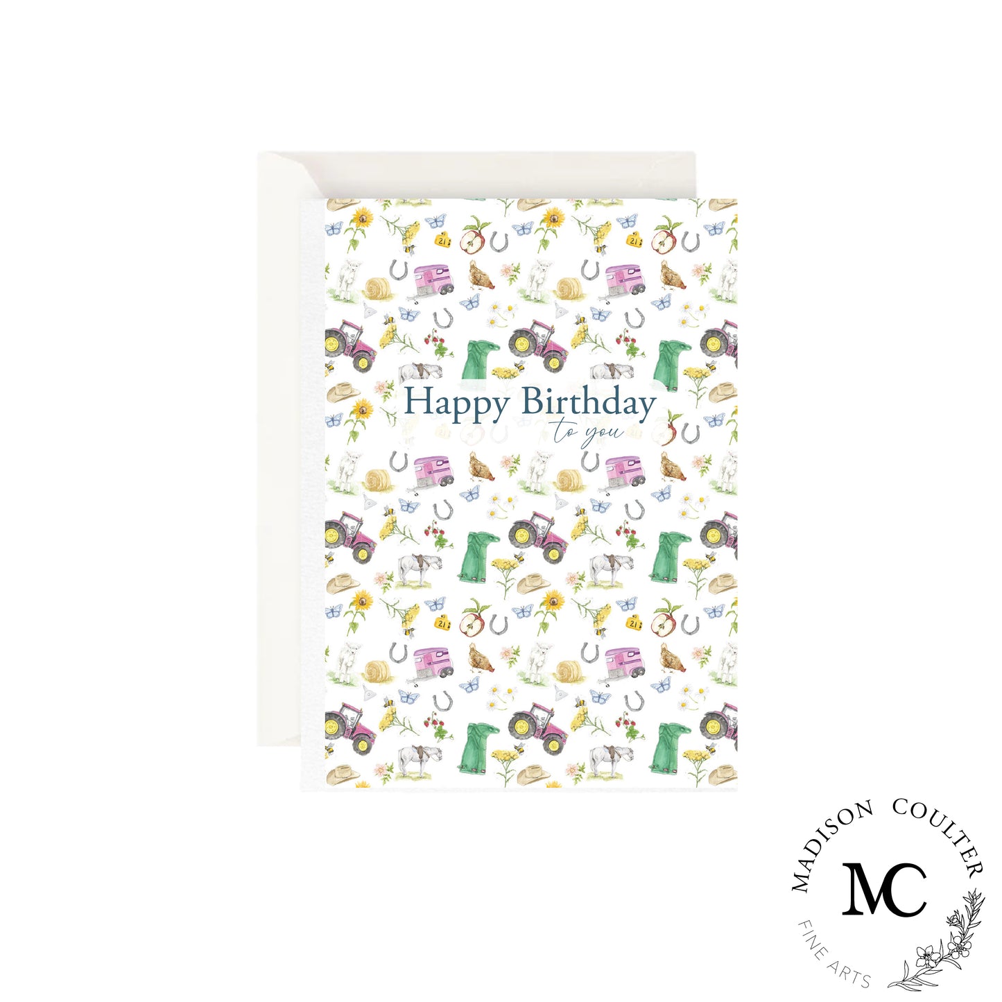 Tarjeta de felicitación- Par Mallard