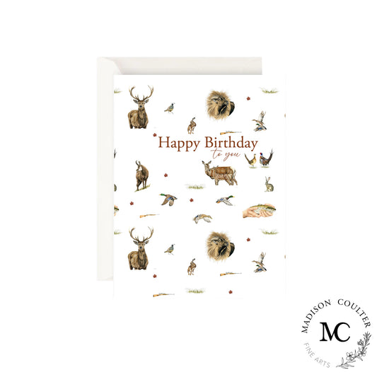 Greeting Card- Hunter's Happy Birthday