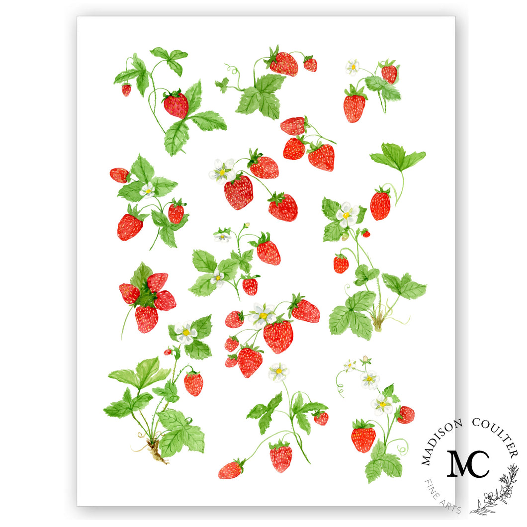 Spring Strawberry’s Original Artwork