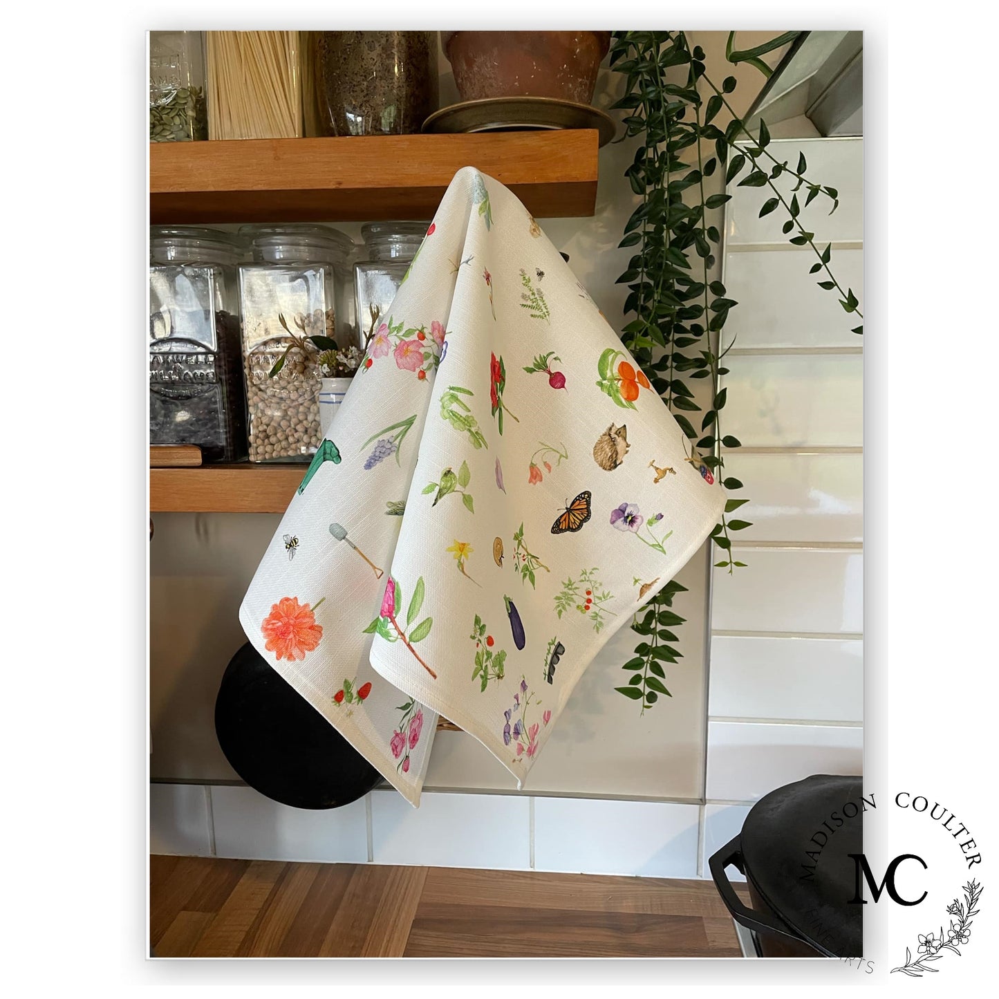 Gardener's Collection Linen/Cotton Tea Towel