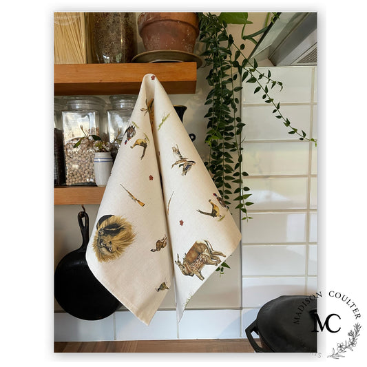 Hunter's Collection Linen/Cotton Tea Towel